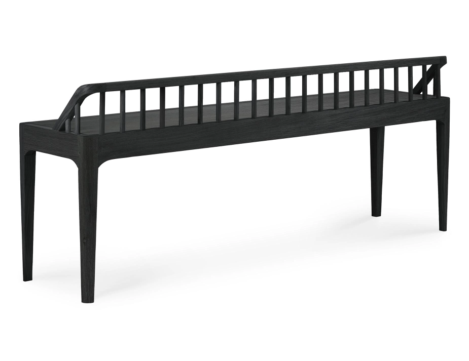 Ethnicraft Spindle Bench Oak Black
