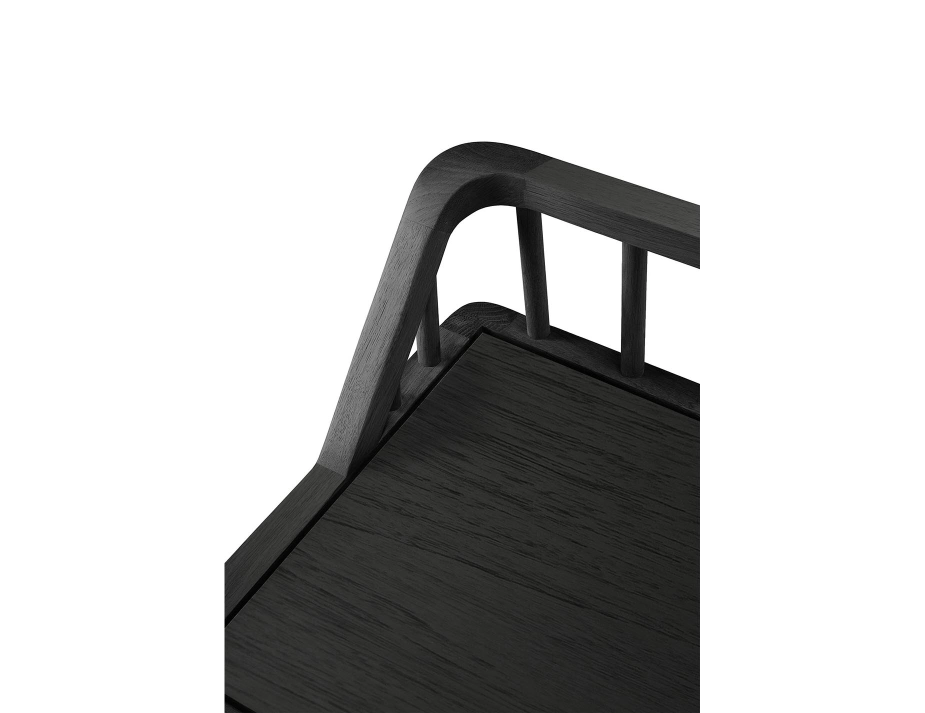 Ethnicraft Spindle Bench Oak Black