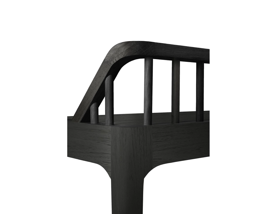 Ethnicraft Spindle Bench Oak Black