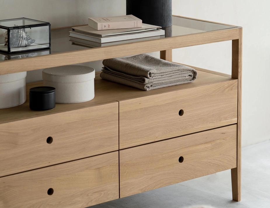 Ethnicraft Spindle Dresser Oak Natural