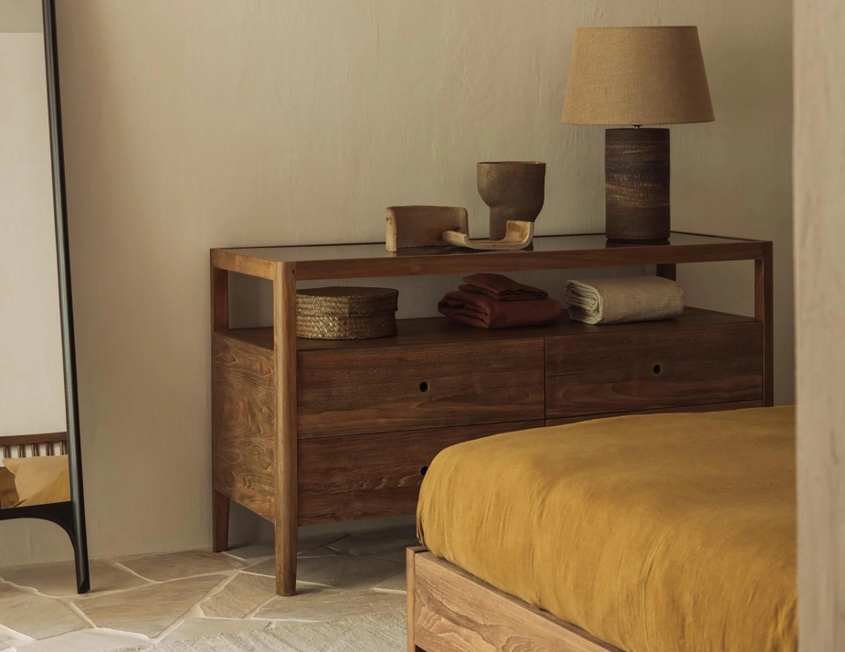 Ethnicraft Spindle Dresser Teak Natural