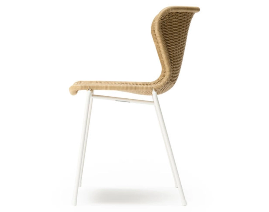 C603 Dining Chair Wheat White