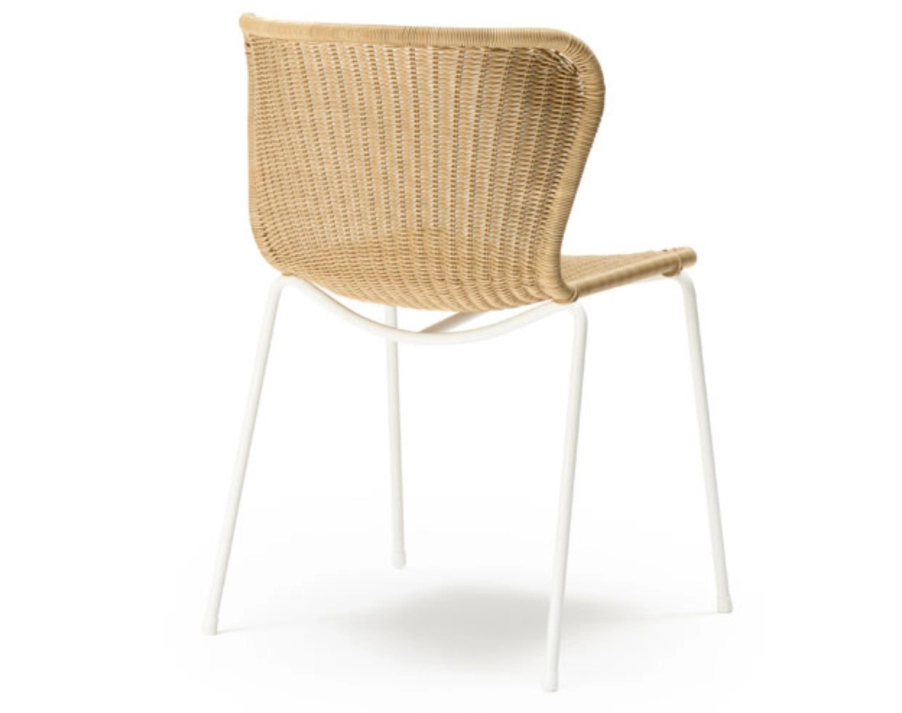 C603 Dining Chair Wheat White