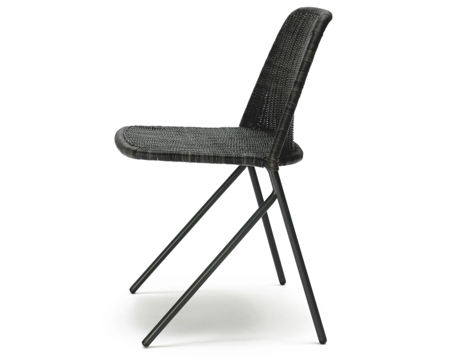 Kaki Dining Chair Charcoal