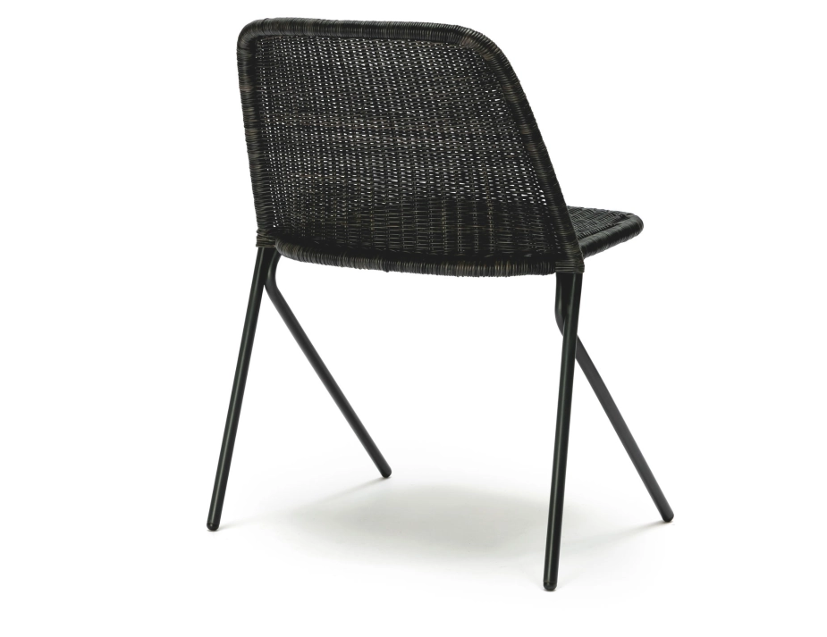 Kaki Dining Chair Charcoal