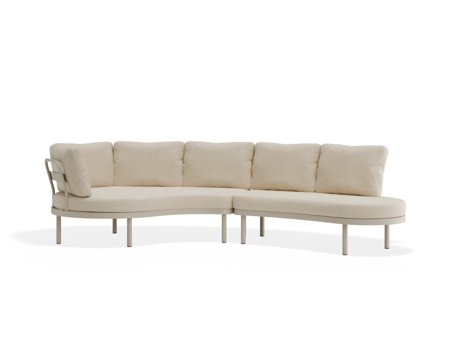 Aluna Outdoorsofa Configa Flipped Latte Husk