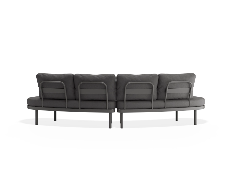 Aluna Outdoorsofa Configb Charcoal Darkgrey