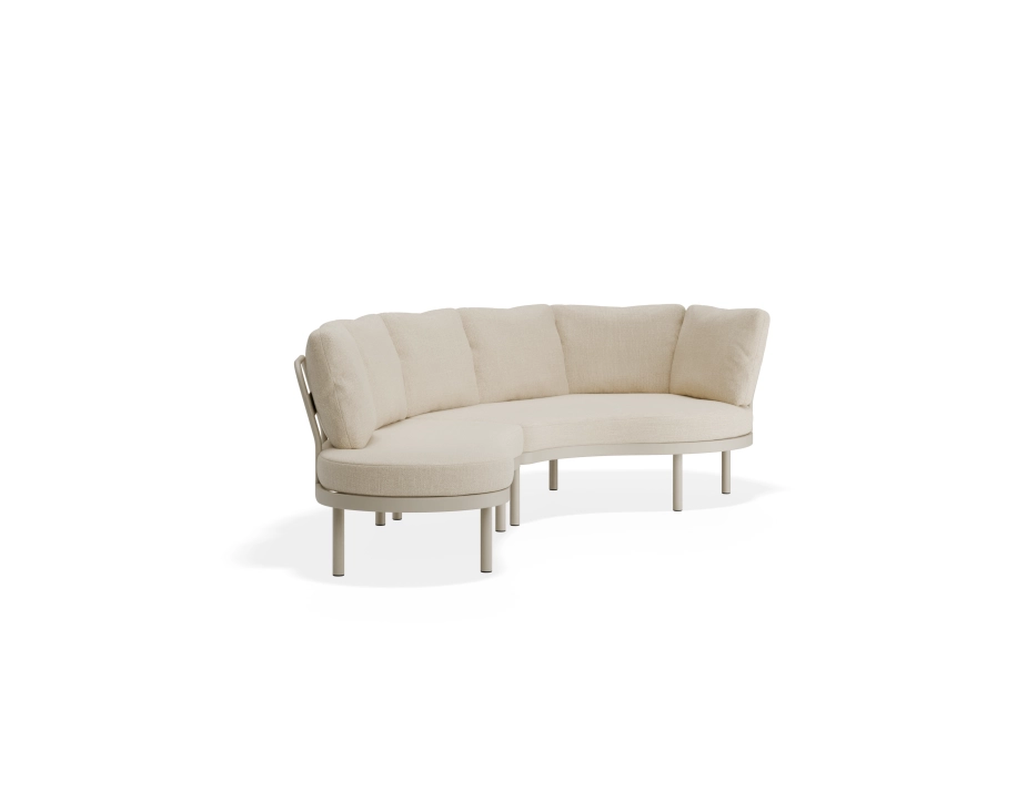 Aluna Outdoorsofa Configa Latte Husk