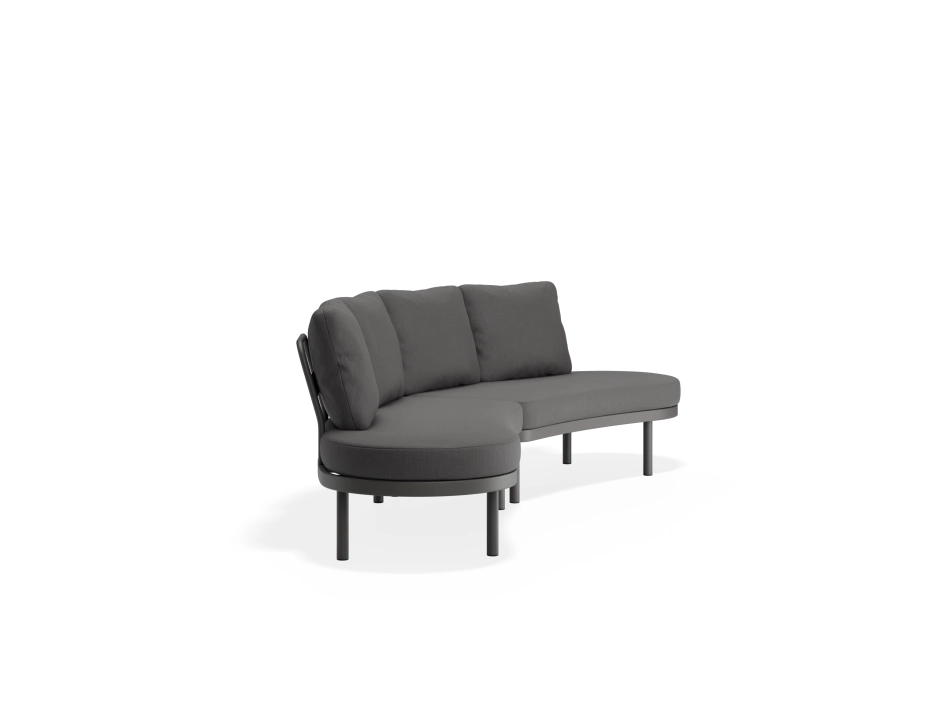 Aluna Outdoorsofa Configb Charcoal Darkgrey