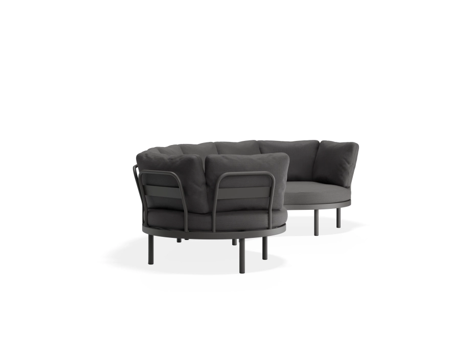 Aluna Outdoorsofa Configc Charcoal Darkgrey