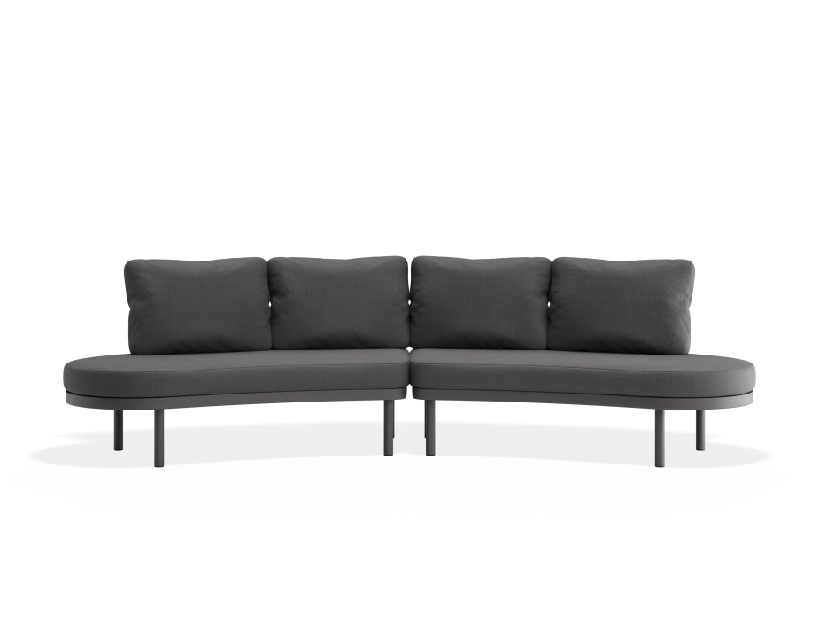 Aluna Outdoorsofa Configb Charcoal Darkgrey