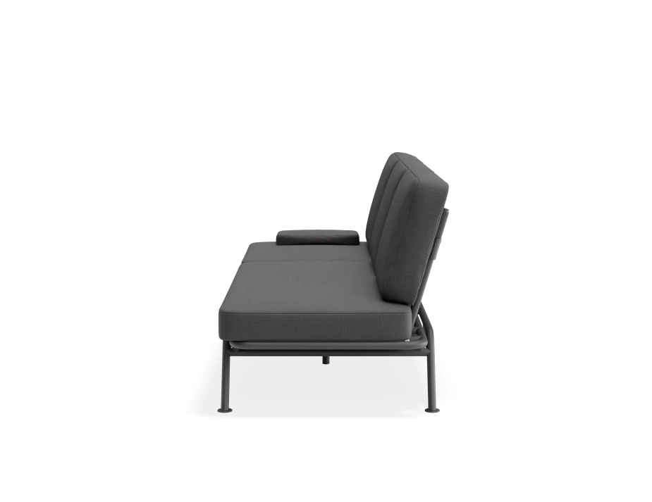 Arla 3seater Charcoal Darkgrey