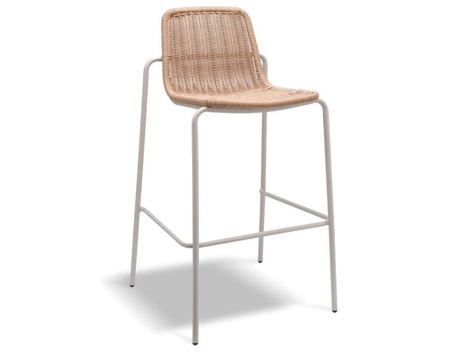 Cenote Outdoor Bar Stool Latte 0004 Pro Capture One