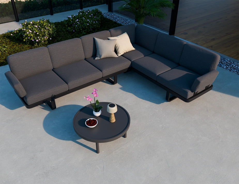 Delmar Confige Charcoal