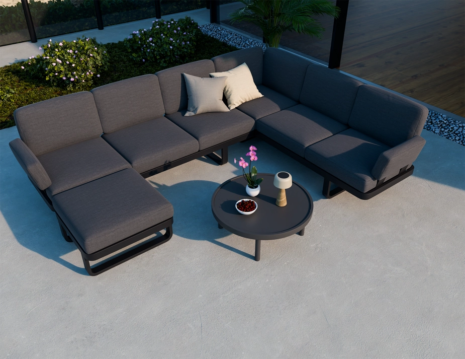 Delmar Configf Charcoal