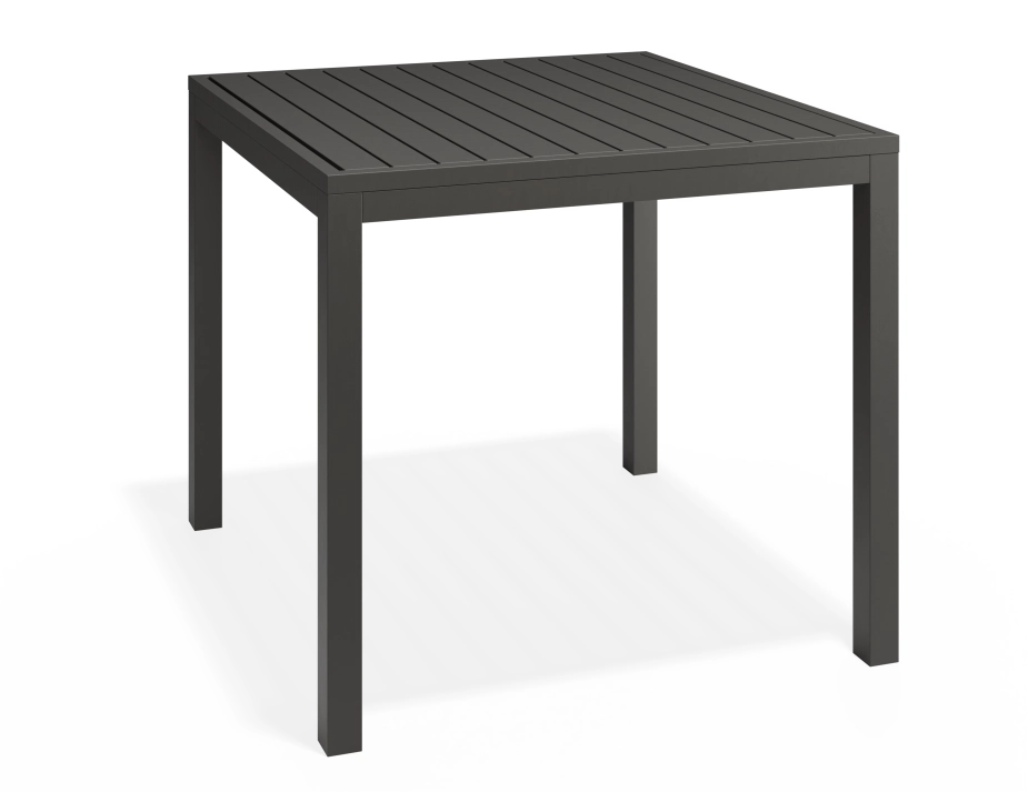 Halki Table 90x90 Charcoal