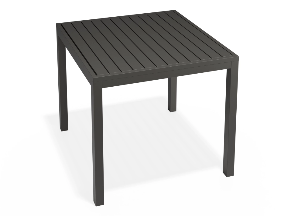 Halki Table 90x90 Charcoal