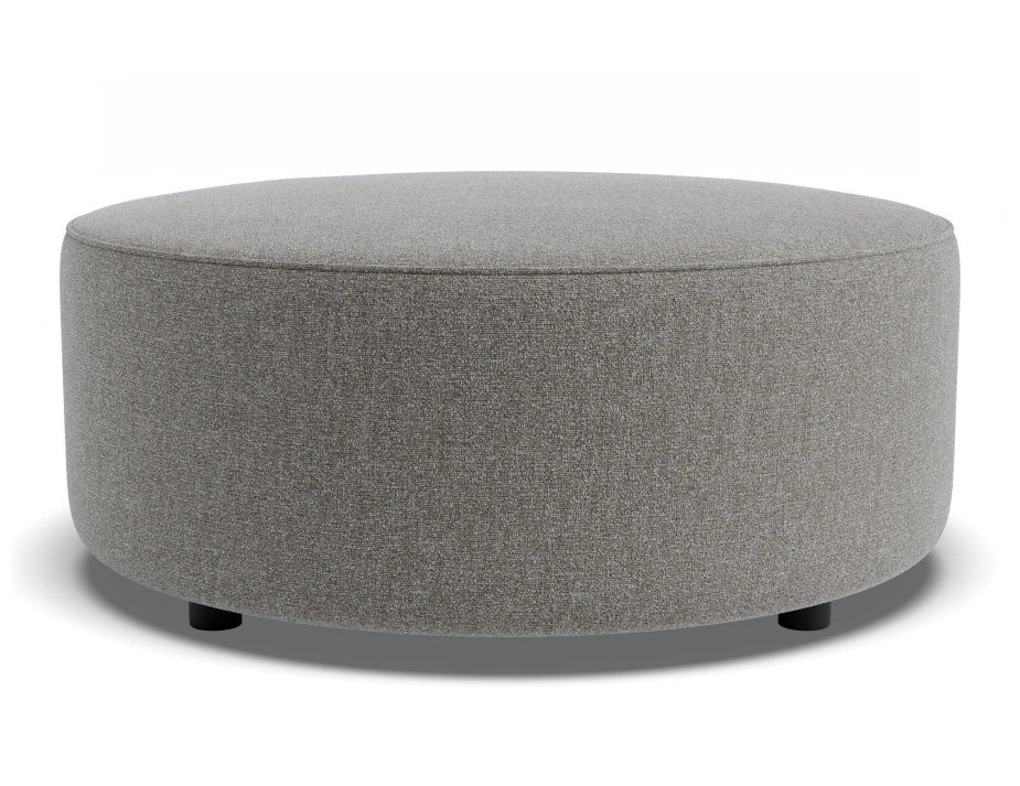 Lune Round High Ottoman 90cm Fossil Product