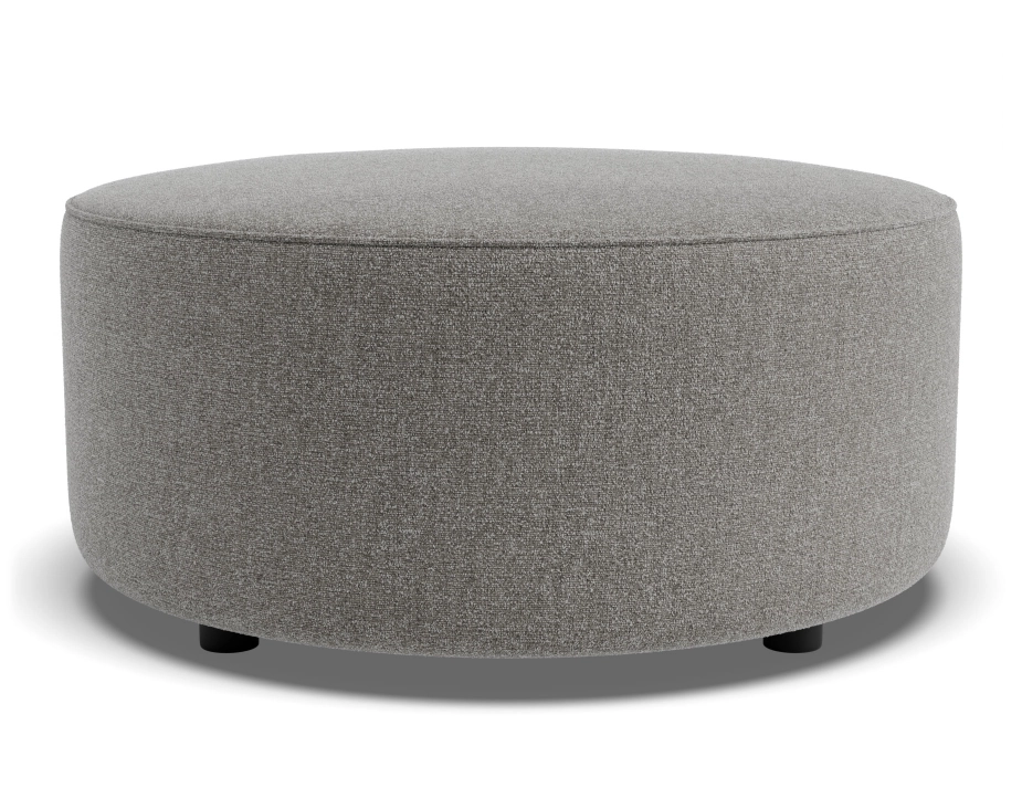 Lune Round High Ottoman 80cm Fossil Product