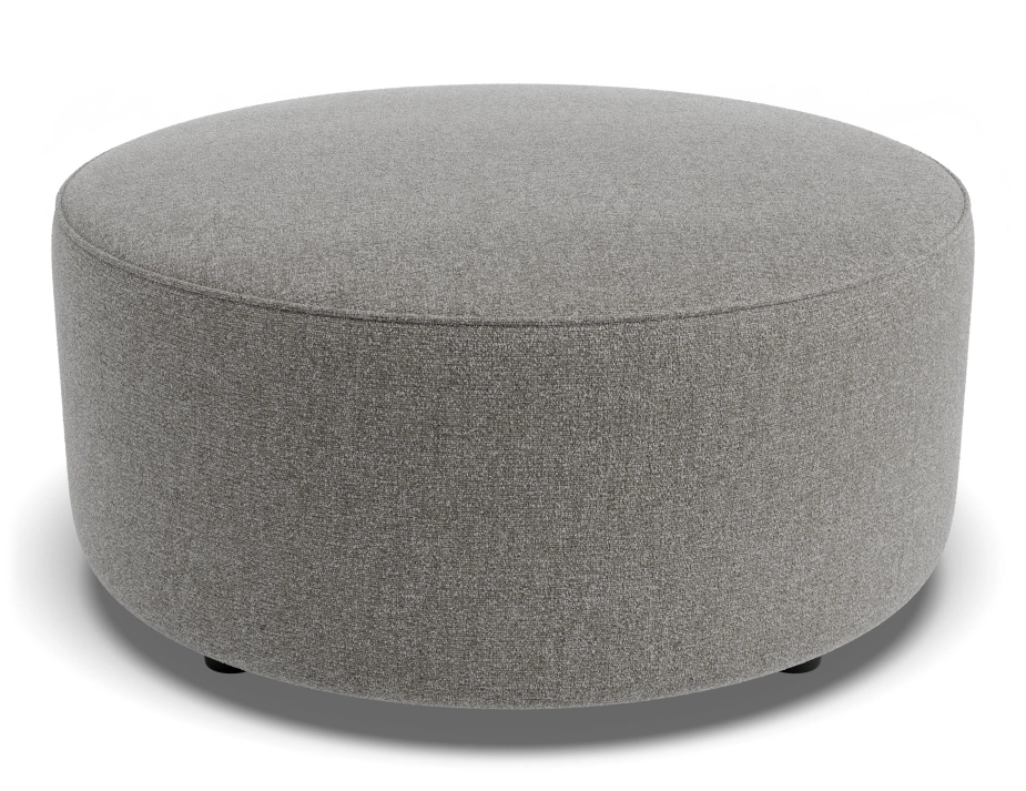 Lune Round High Ottoman 80cm Fossil Product