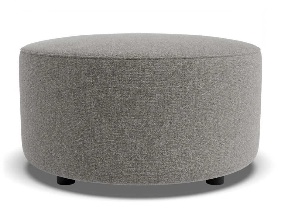 Lune Round High Ottoman 70cm Fossil Product