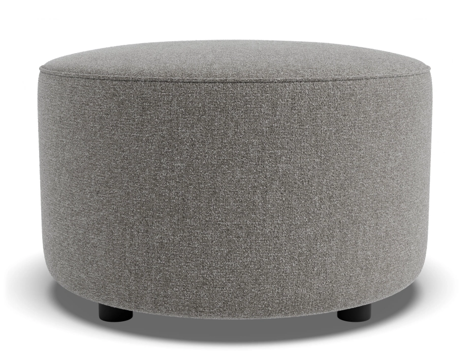 Lune Round High Ottoman 60cm Fossil Product