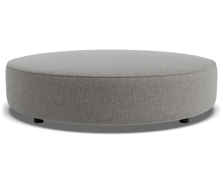 Lune Round Low Ottoman 120cm Fossil Product