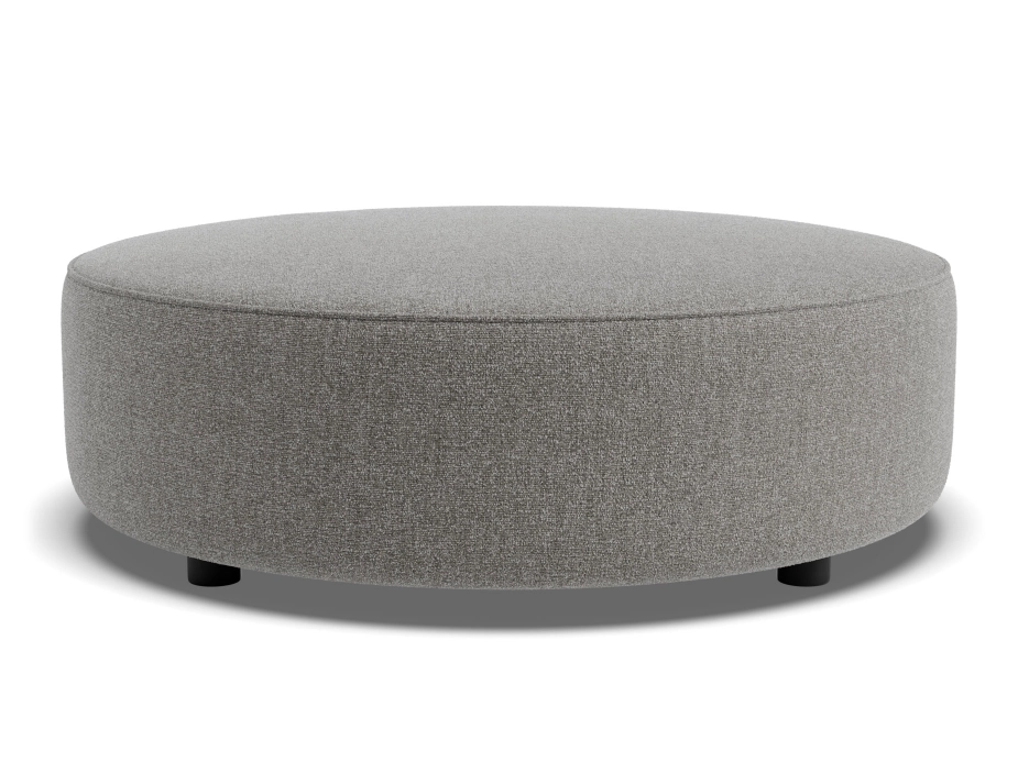 Lune Round Low Ottoman 90cm Fossil Product