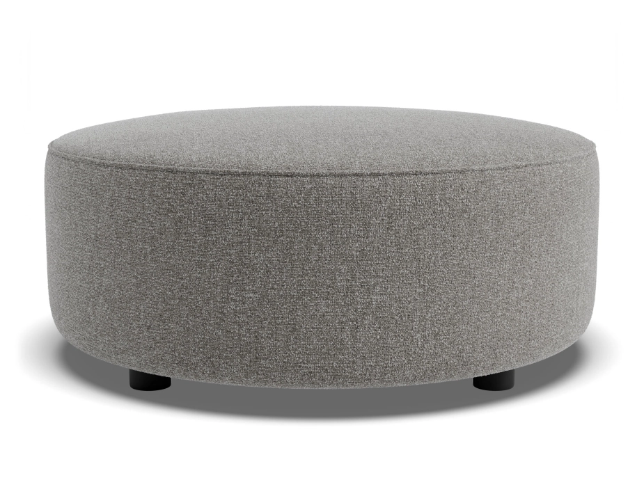 Lune Round Low Ottoman 70cm Fossil Product