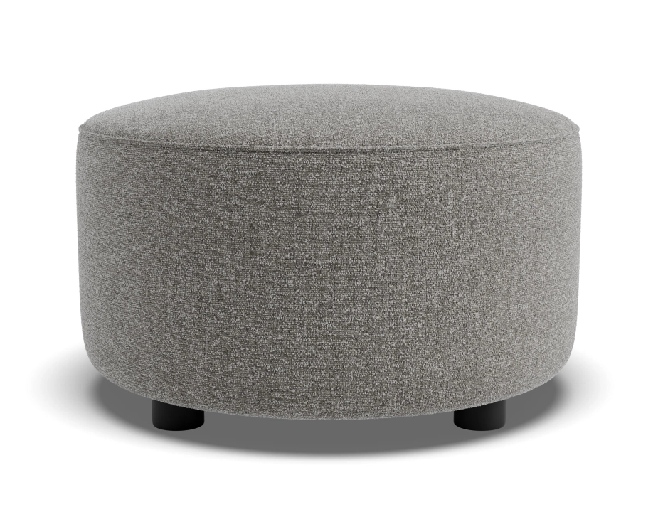 Lune Round Low Ottoman 50cm Fossil Product