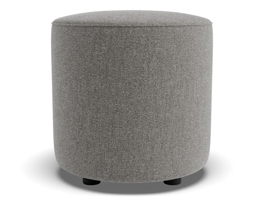 Lune Round Drum Ottoman 45cm Fossil Product