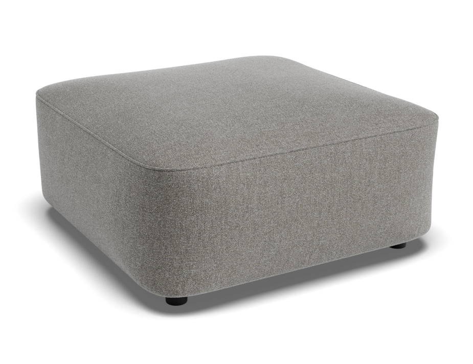 Lune Square High Ottoman 80cm Fossil Product