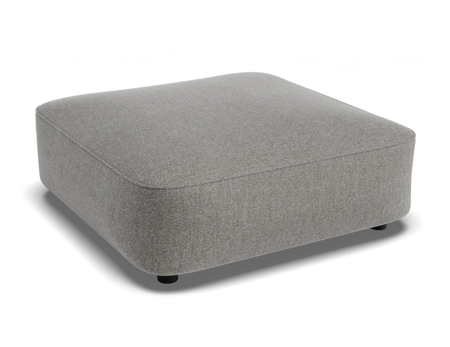 Lune Square Low Ottoman 80cm Fossil Product