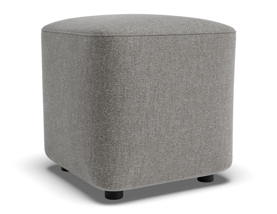 Lune Square Drum Ottoman 45cm Fossil Product