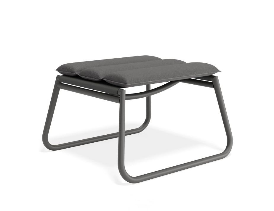 Paloma Footrest Charcoal Darkgrey