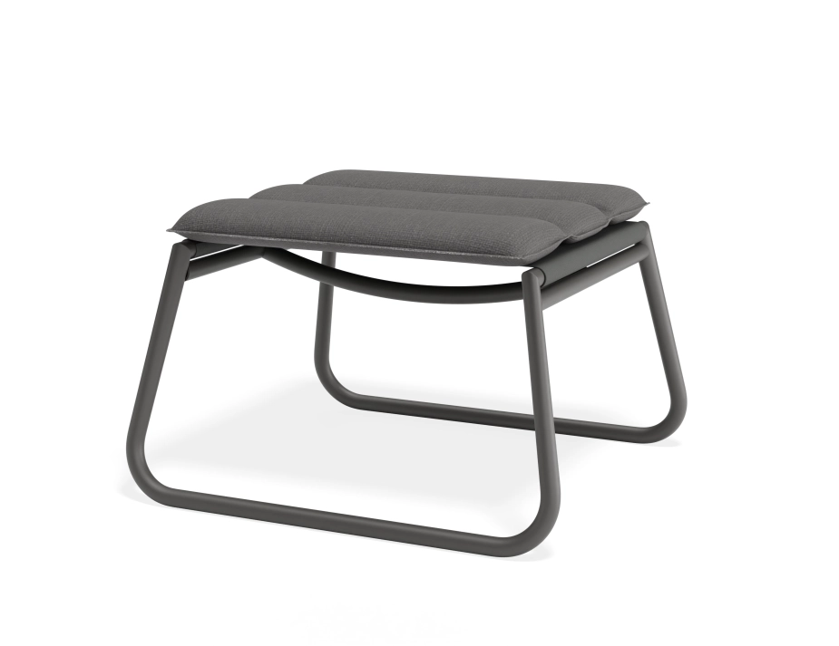 Paloma Footrest Charcoal Darkgrey