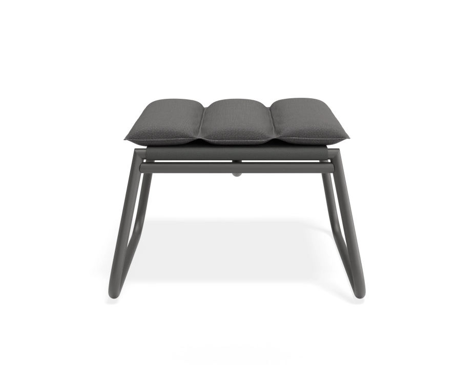 Paloma Footrest Charcoal Darkgrey