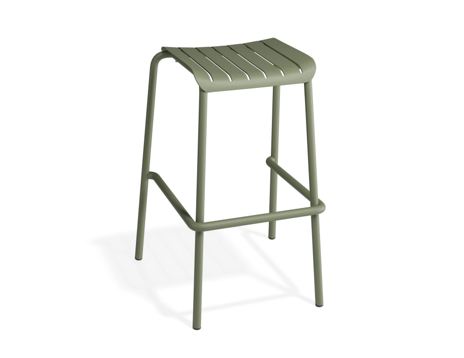 Roku Backlessbarstool Green