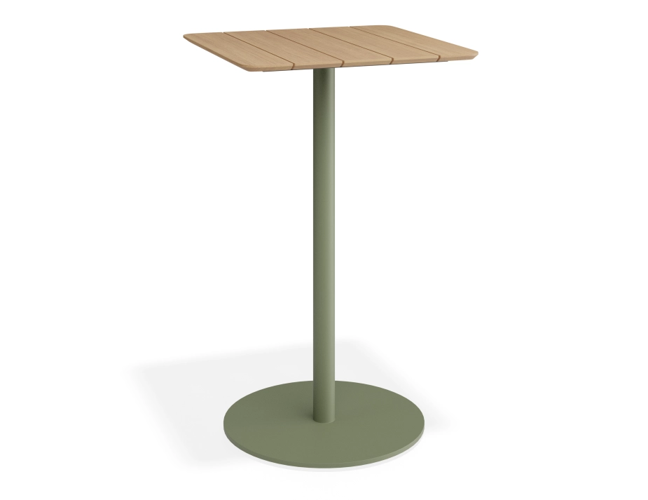 Roku Teakbartable 65x65 Green