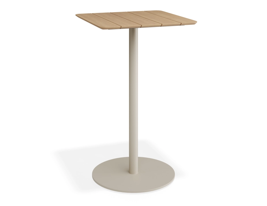 Roku Teakbartable 65x65 Latte