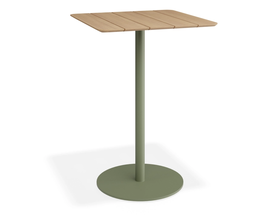 Roku Teakbartable 75x75 Green