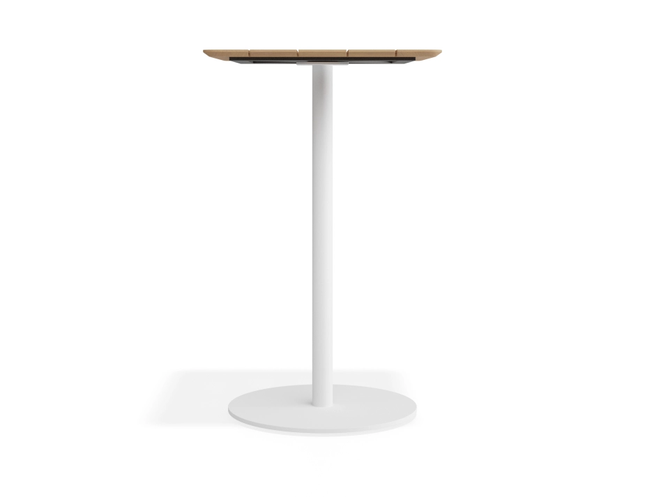 Roku Teakbartable 65x65 White