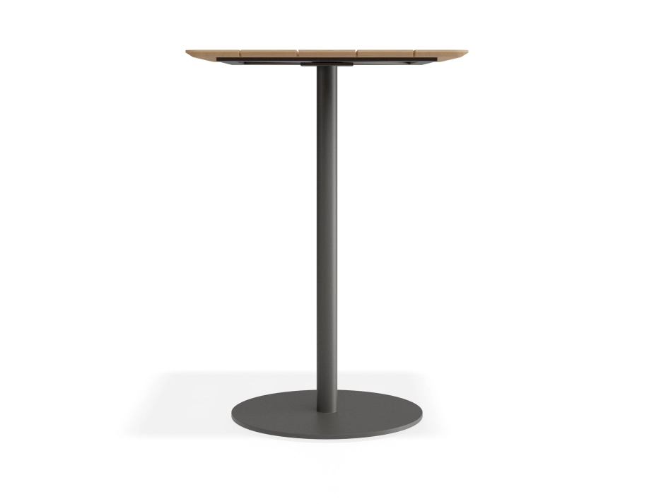 Roku Teakbartable 75x75 Charcoal