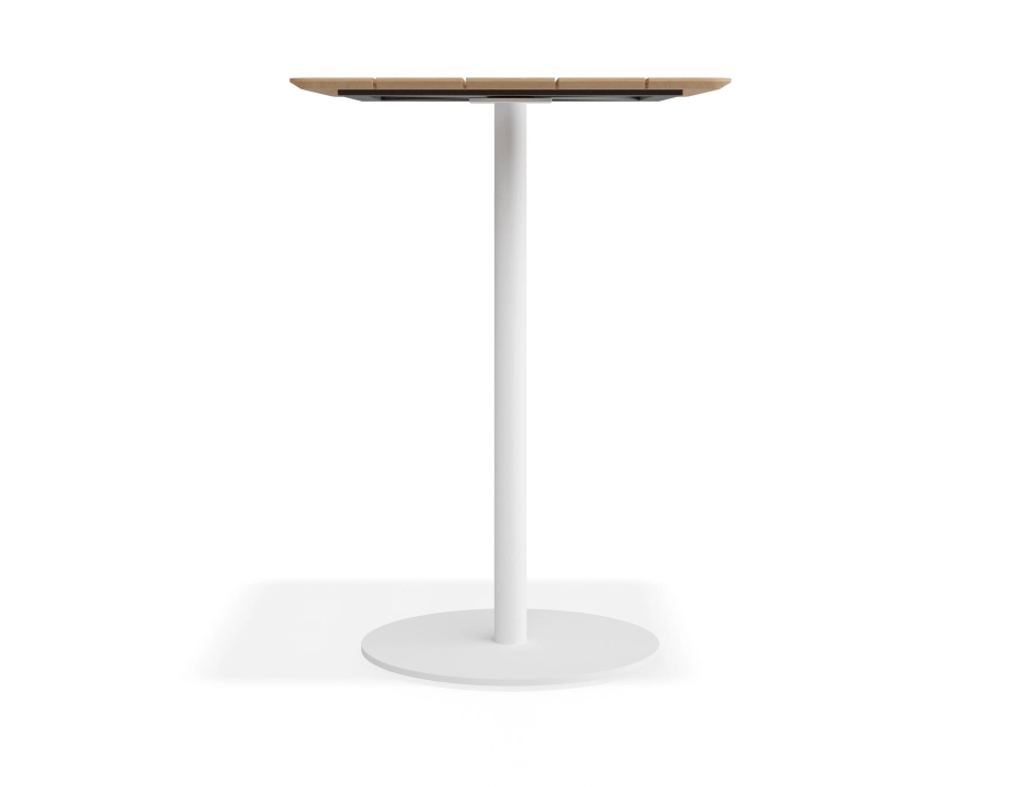 Roku Teakbartable 75x75 White