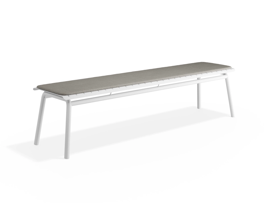 Roku Bench190 Lightgrey White