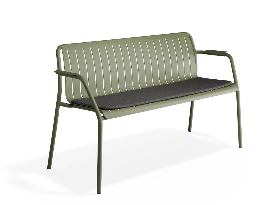 Roku Gardenbench Charcoal Green