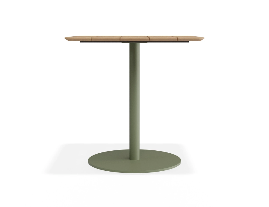 Roku Teakcafetable 75x75 Green