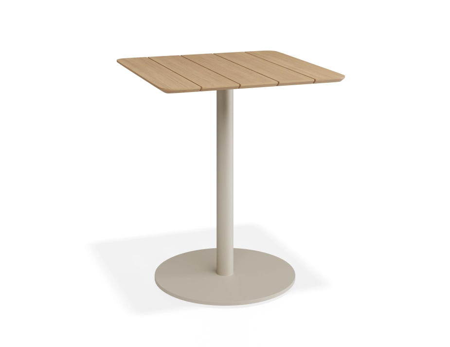 Roku Teakcafetable 65x65 Latte