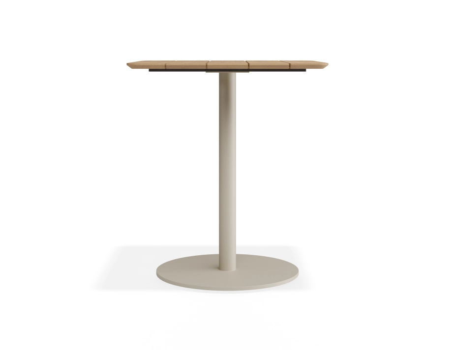 Roku Teakcafetable 65x65 Latte