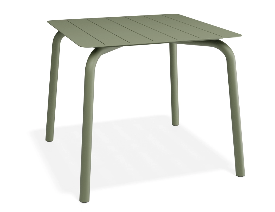 P1 Roku Diningtable 90x90 Green